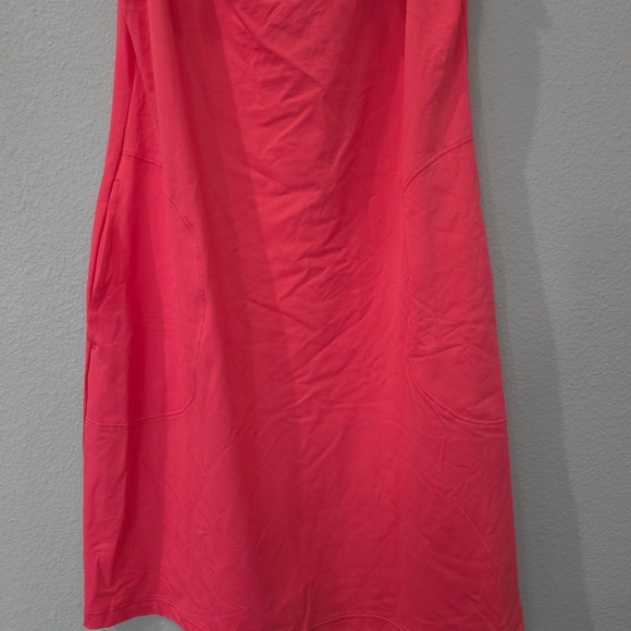 Tommy Bahama Pearl OTS Spa Dress XS Womens Pink New ruffle Pocket hole - Picture 2 of 8